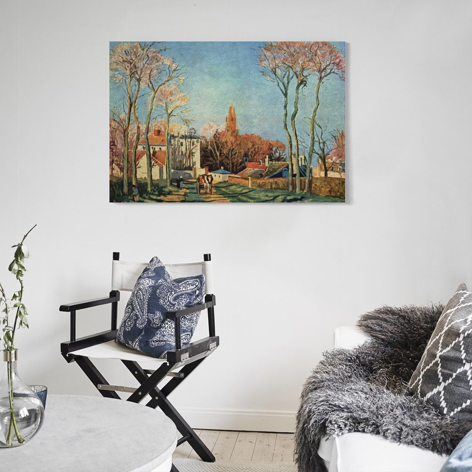Amazon.co.jp: Camille Pissarro カミーユ・ピサロ 《ヴォワザン村の