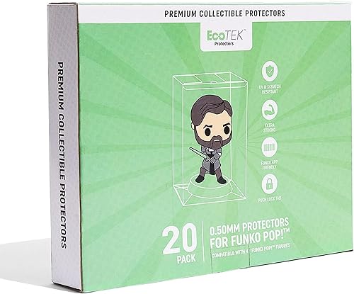 Vista 6 de EcoTEK Protectors, Paquete de 80 fundas protectoras para figuras de exhibición de 4 pulgadas, resistente a los arañazos, fuerte, transparente