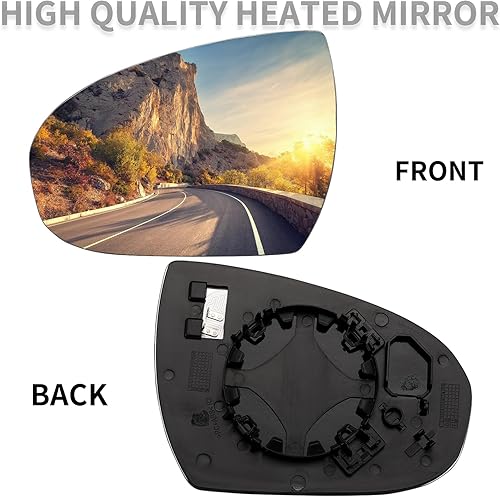 Miniatura 2 de Espejo lateral del conductor de repuesto para Hyundai Tucson 2016 2017 2018 2019  Espejo lateral izquierdo, espejo retrovisor de vidrio con