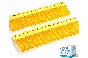 30-Pack 1oz Mini Bubble Wands Bulk, For Kids