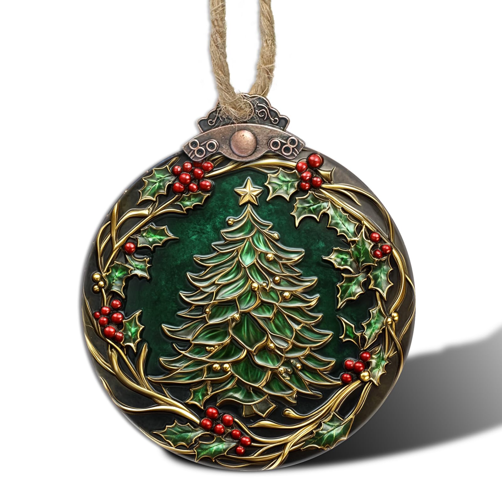Arbre de Noël et fenêtre : le vitrail DASTOLL en cadeau de Noël pour maman
