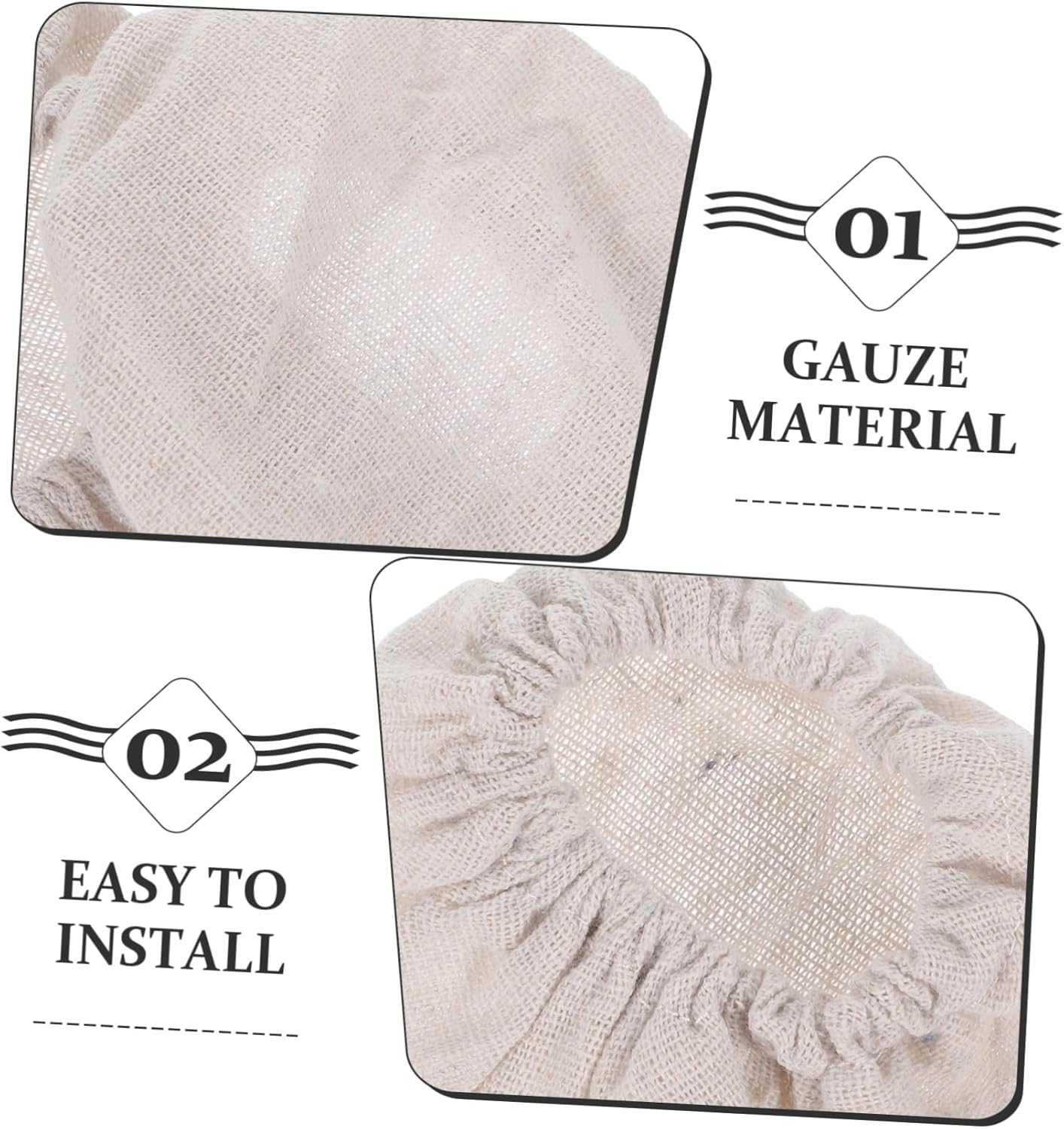 PRETYZOOM 20pcs Sourdough Fermentation Tank Covers Lightweight Cloth Lids for Jars and Canning for Home Brewing and Storage and Versatile Design