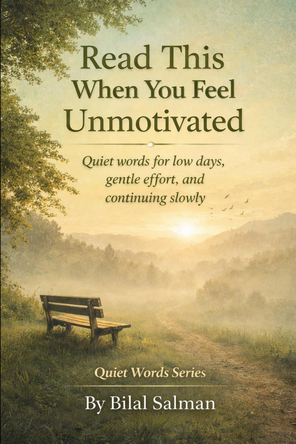 Read This When You Feel Unmotivated: Quiet words for low days, gentle effort, and continuing slowly (Quiet Words Series)
