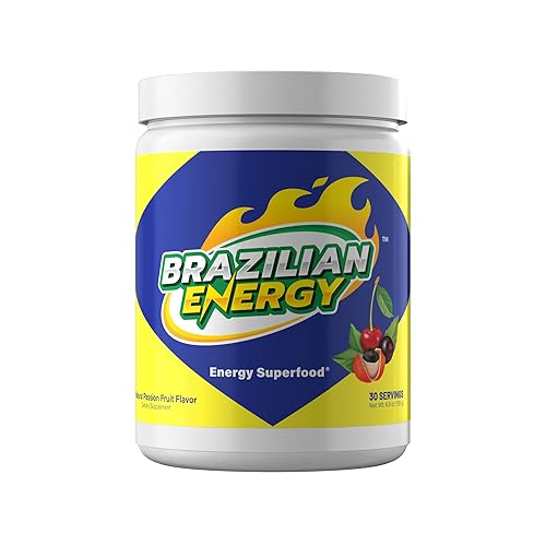 Superalimento de Guaraná Energy con Acai y Acerola, Alto en Antioxidantes y Cafeína Natural (30 Porciones) - Brazilian Energy