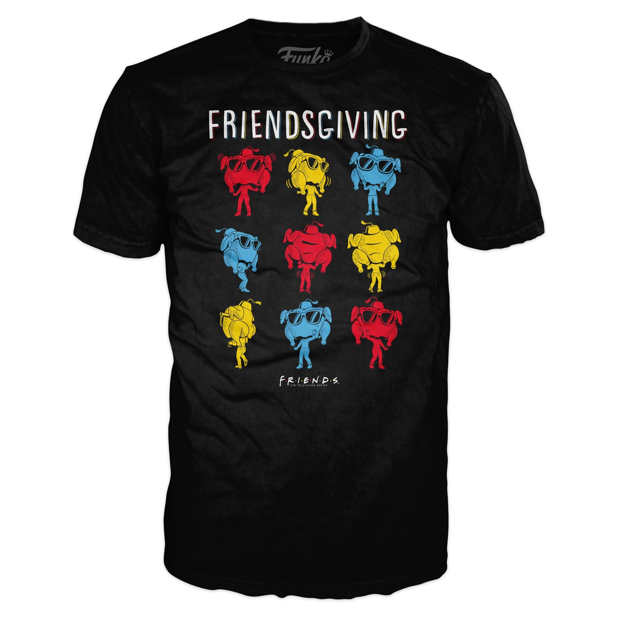 Funko Pop! & Tee: Friends-onica Monica With Turkey Turkey, Medium, T-Shirt, Clothes With Collectable Vinyl Figure, Gift Idea - Image 2