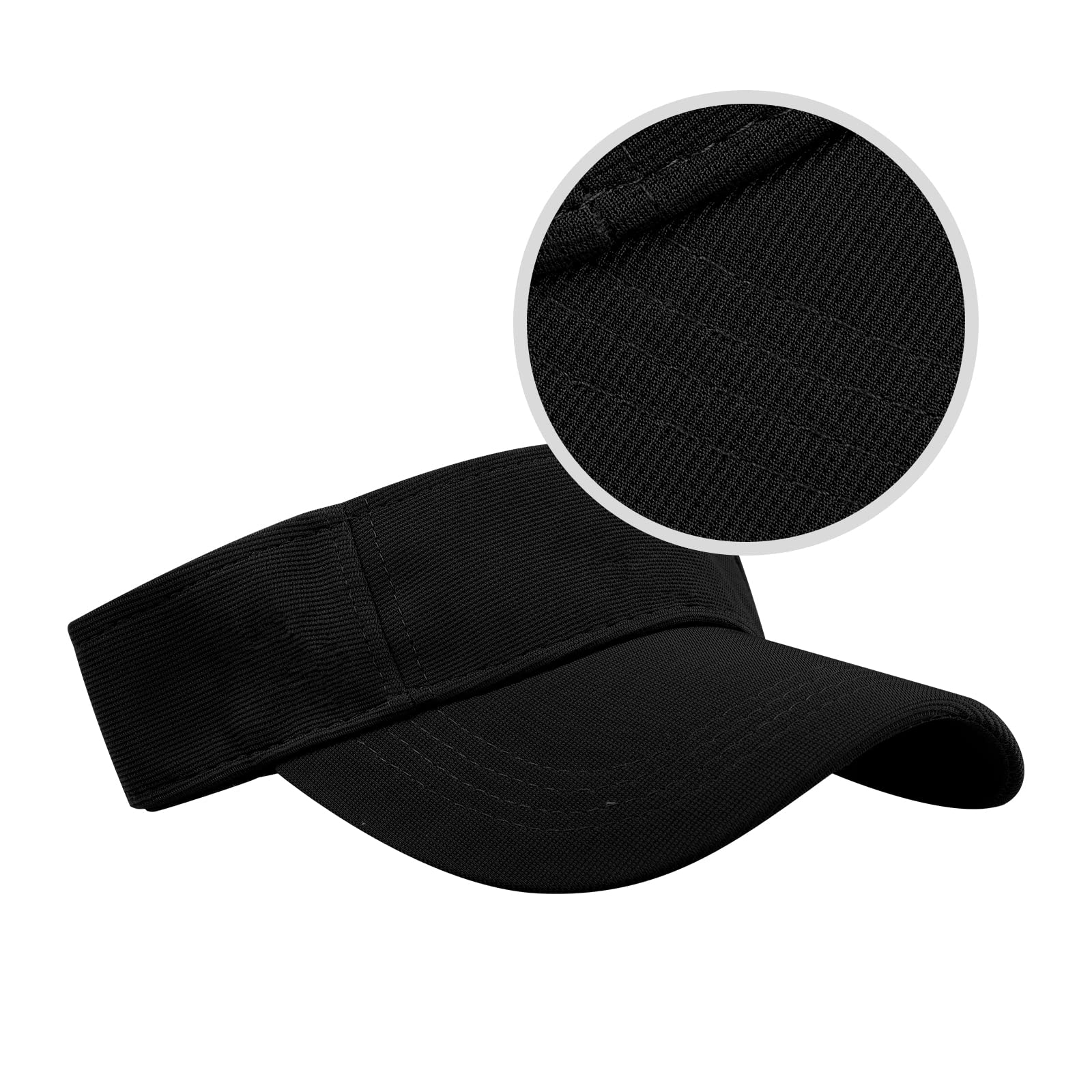 Gorra con Visera para Niños Unisex Sombrero de Verano Sol Negro Talla Única