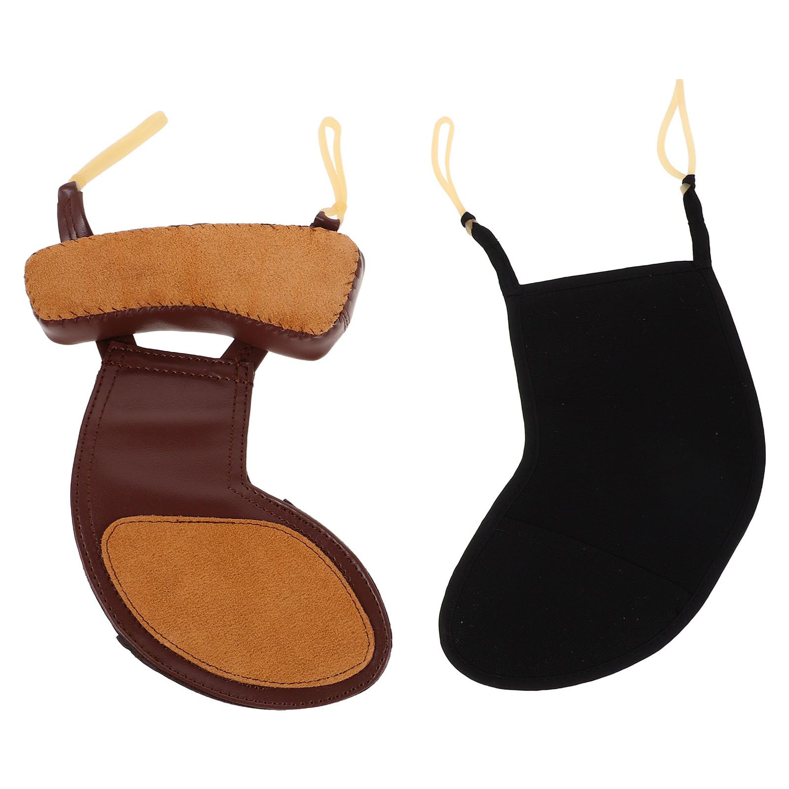 TOYANDONA 2 almohadillas para mentonera de violín: almohadilla protectora de repuesto para hombrera, piezas de instrumentos musicales para violines 4/4 y 3/4 para practicar.