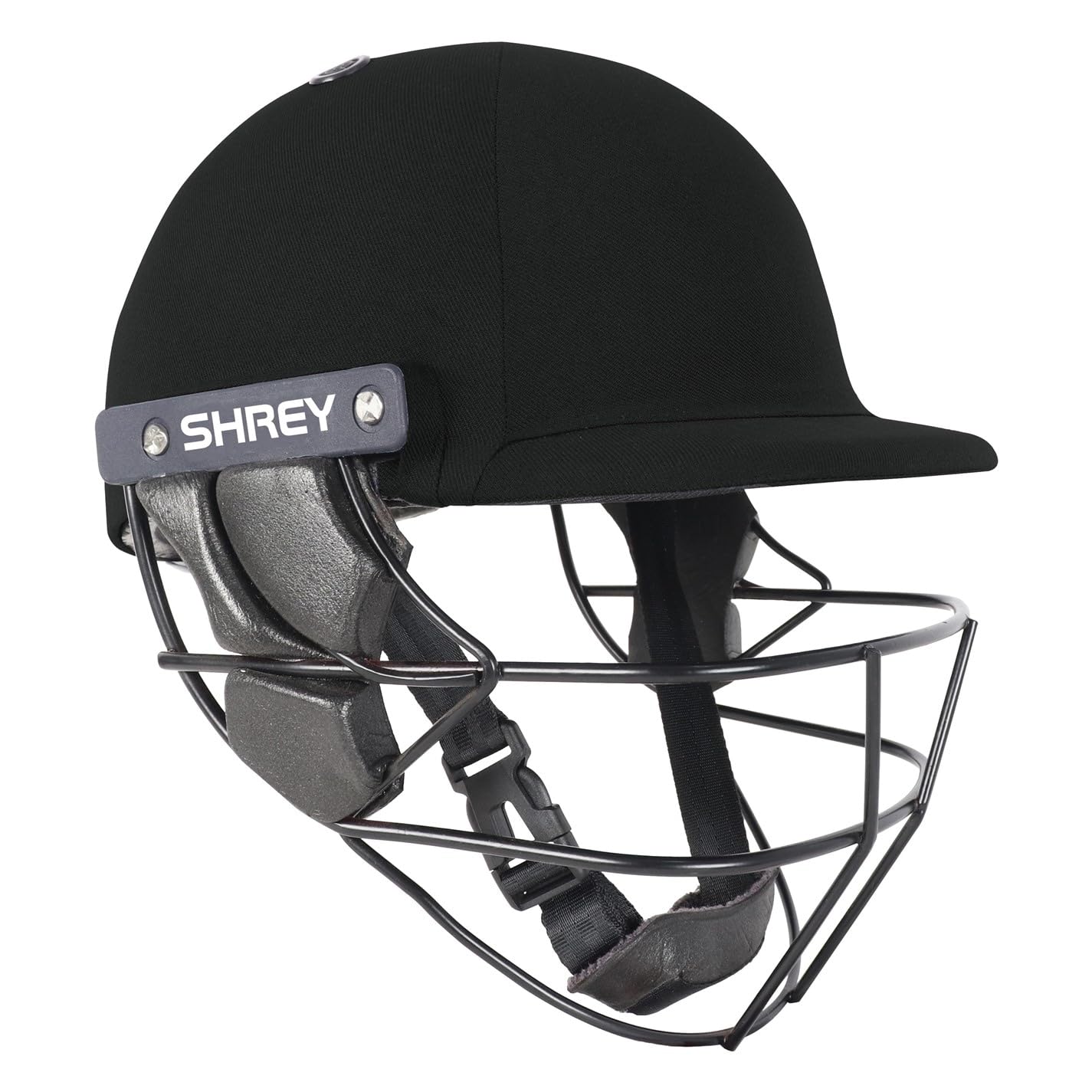 Shrey Kids Armor 2.0 Steel Cricket Helmet Black L