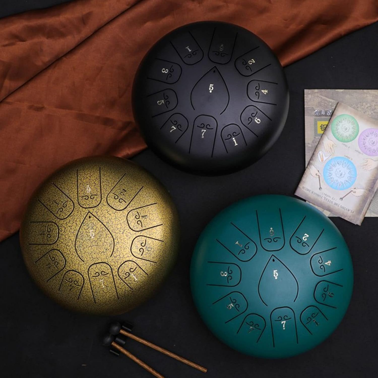 スチールタンドラム 大 30cm Dキー15音 パンドラム ハンドドラム