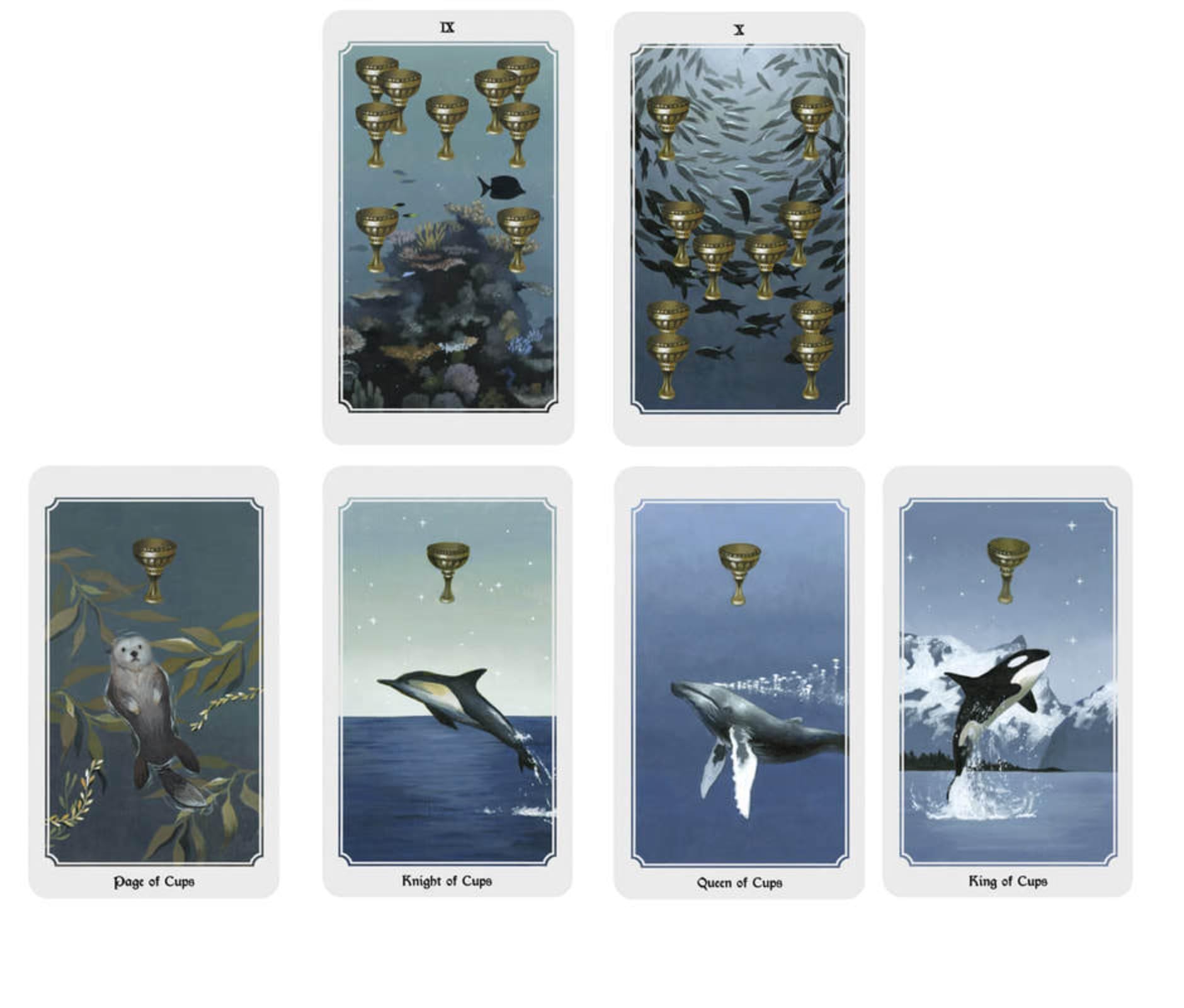 ✨超人気デッキ！✨海の美しさを描いた88枚版インディーズタロットカード 正規品タロットカード】希少レア品！美麗アート×神秘✨魅惑的な