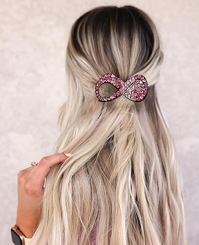 Miniatura 163 de Pinzas para el cabello French Concord, 6 pinzas para el cabello planas deslizantes laterales para volumen, agarre fuerte, agarre antideslizante