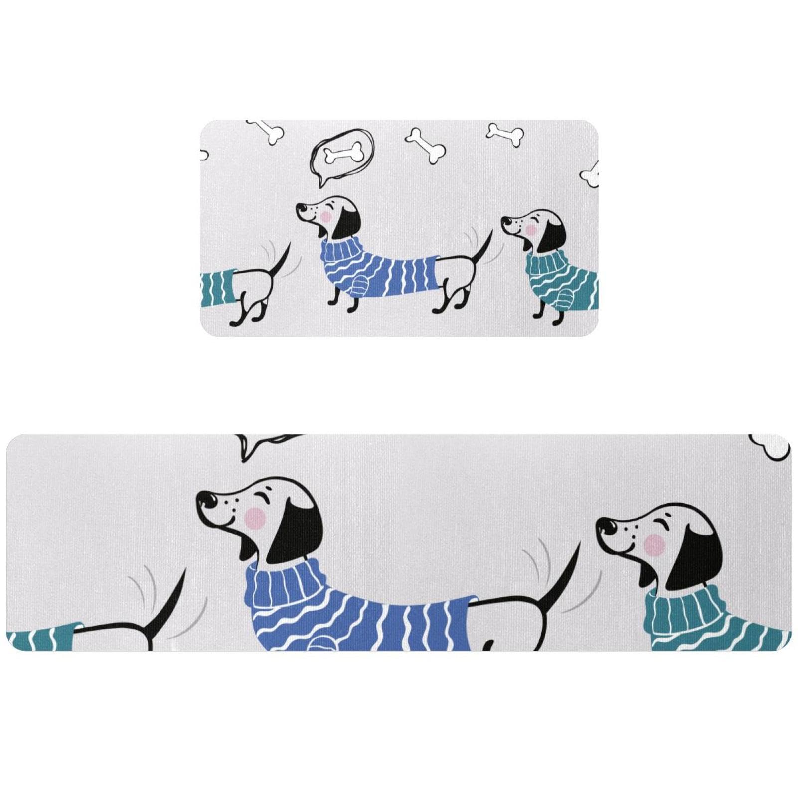 Tapete de cocina de perros salchicha ideal para mantener tu suelo seco y limpio