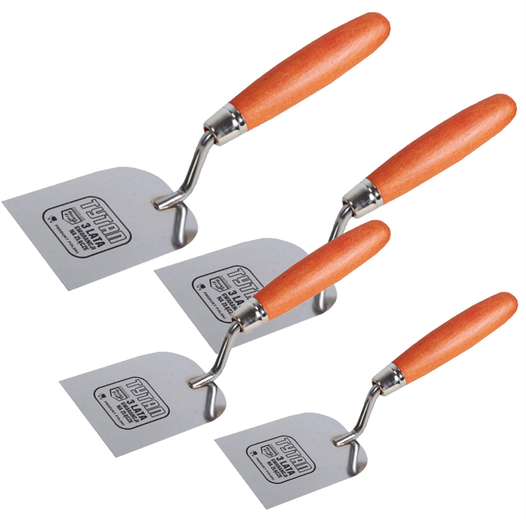 Toolty Margin Wall Putty Finishing Trowel With Wooden Handle Set 4Pcs 6080100120mm For Brickwork And Plastering Rendering from B&Q