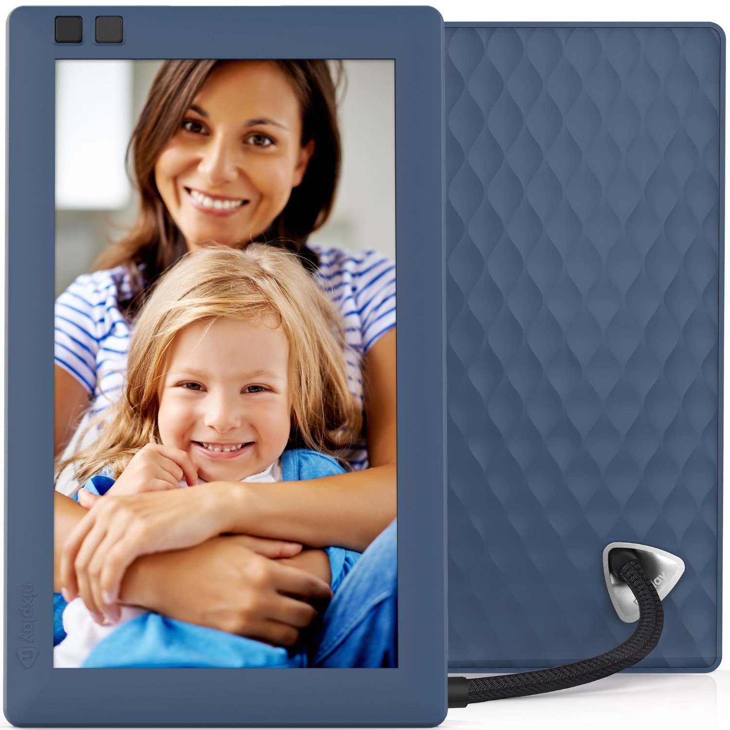 Amazon | Nixplay Seed 7 inch WiFi Digital Photo Frame - Blue [並行