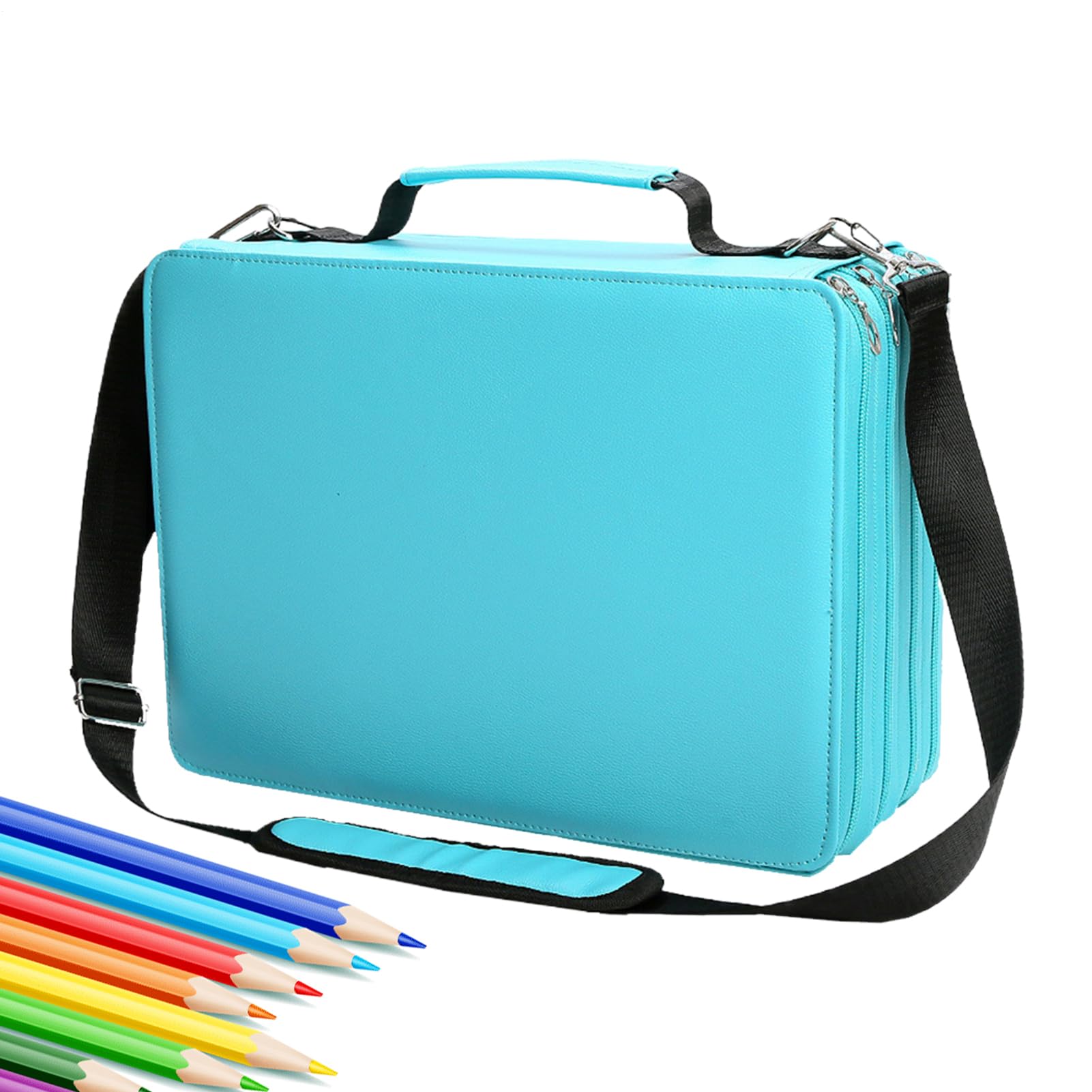 Astuccio Porta Pennarelli Grande Capacità E Portatile