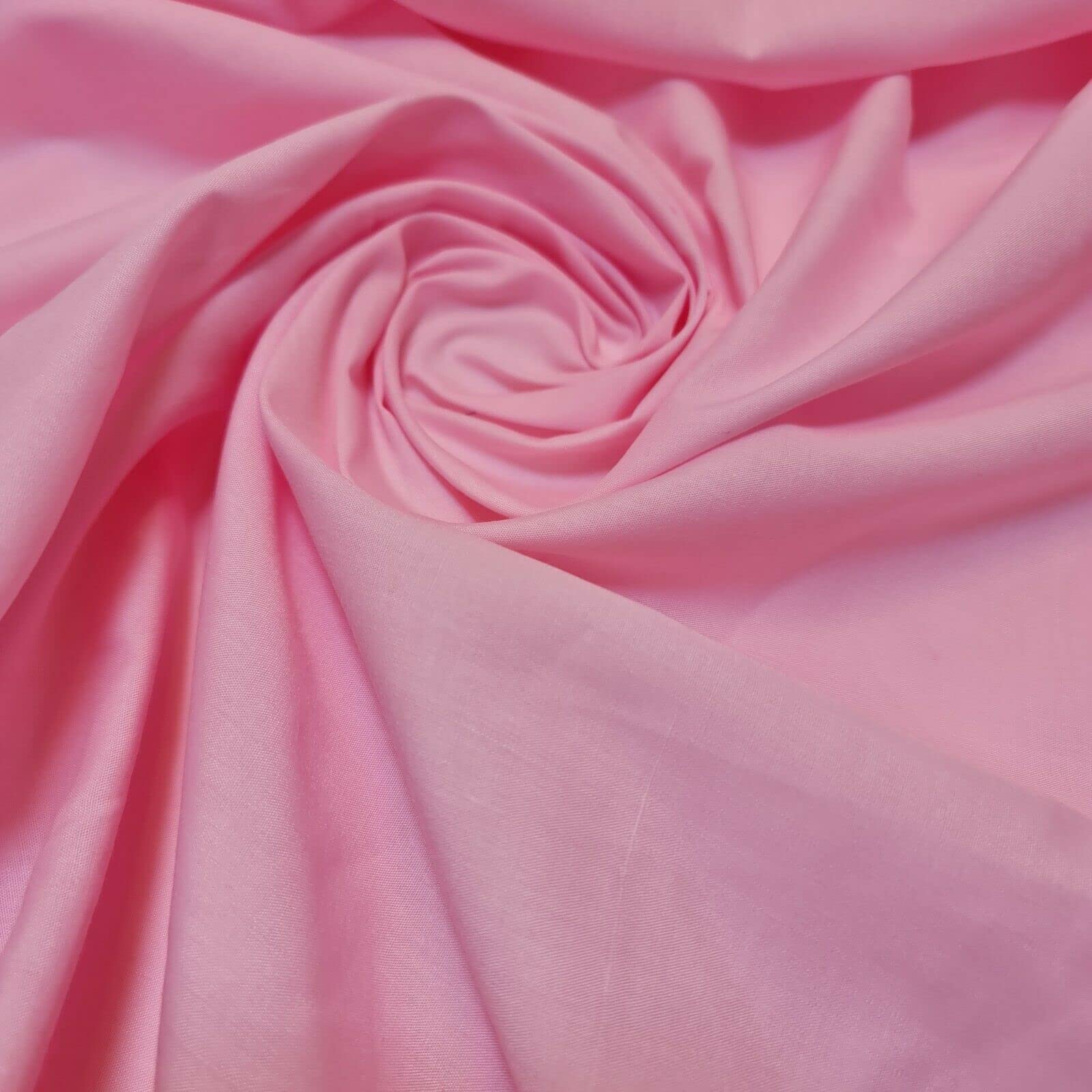 Plain/Solid Dyed Polycotton Dress Craft Fabric Material 45", 112 cm Wide Sold As 1 Meter Pre