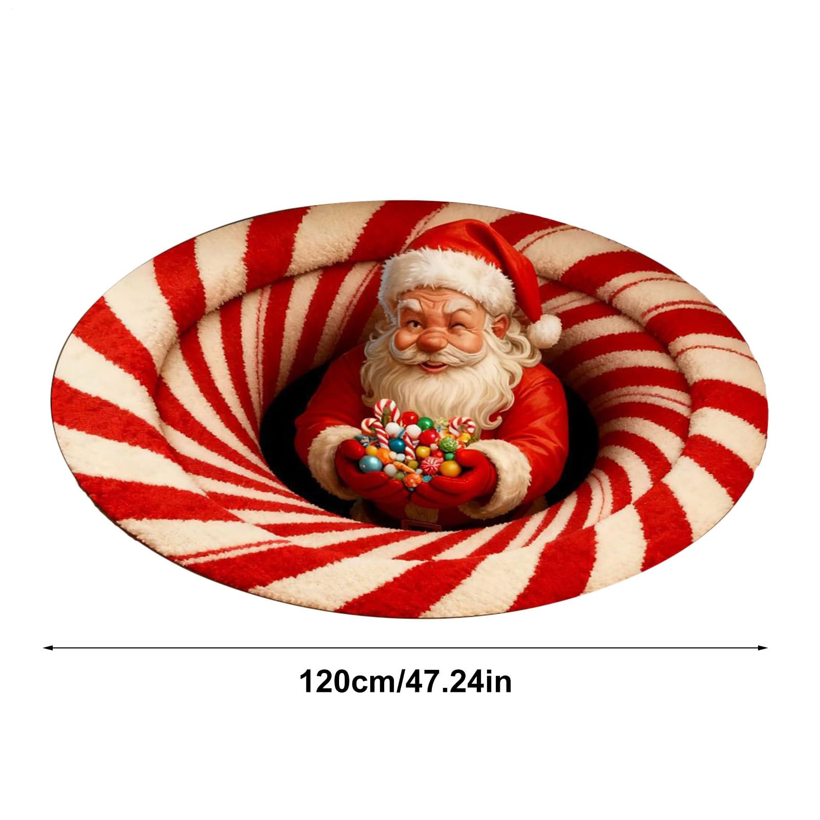 Tapis de Noël d'Intérieur Moquette Antidérapante Et Amusante
