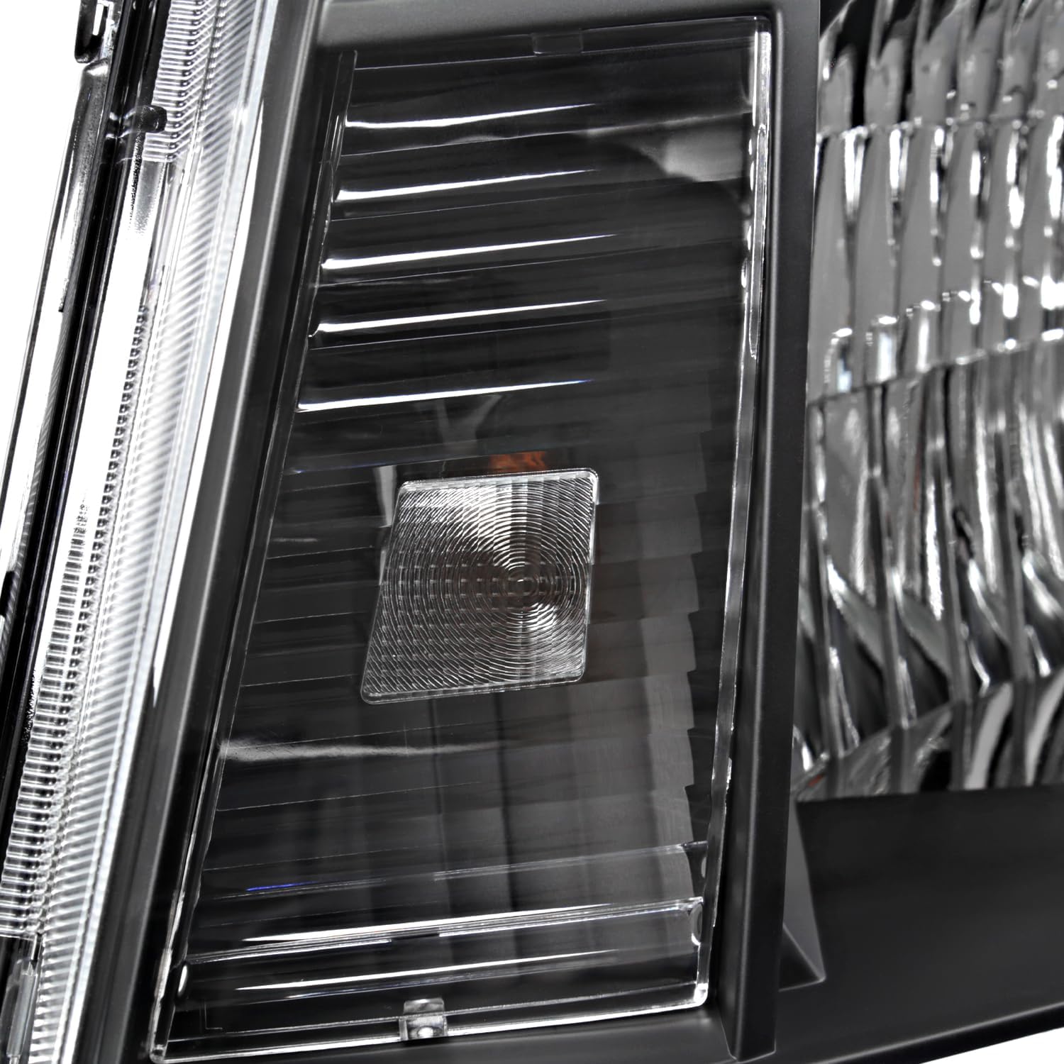SPEC-D TUNING Black Headlights w/LED Tube Compatible with 2005-2011 Toyota Tacoma, Left + Right Pair Headlamps Assembly