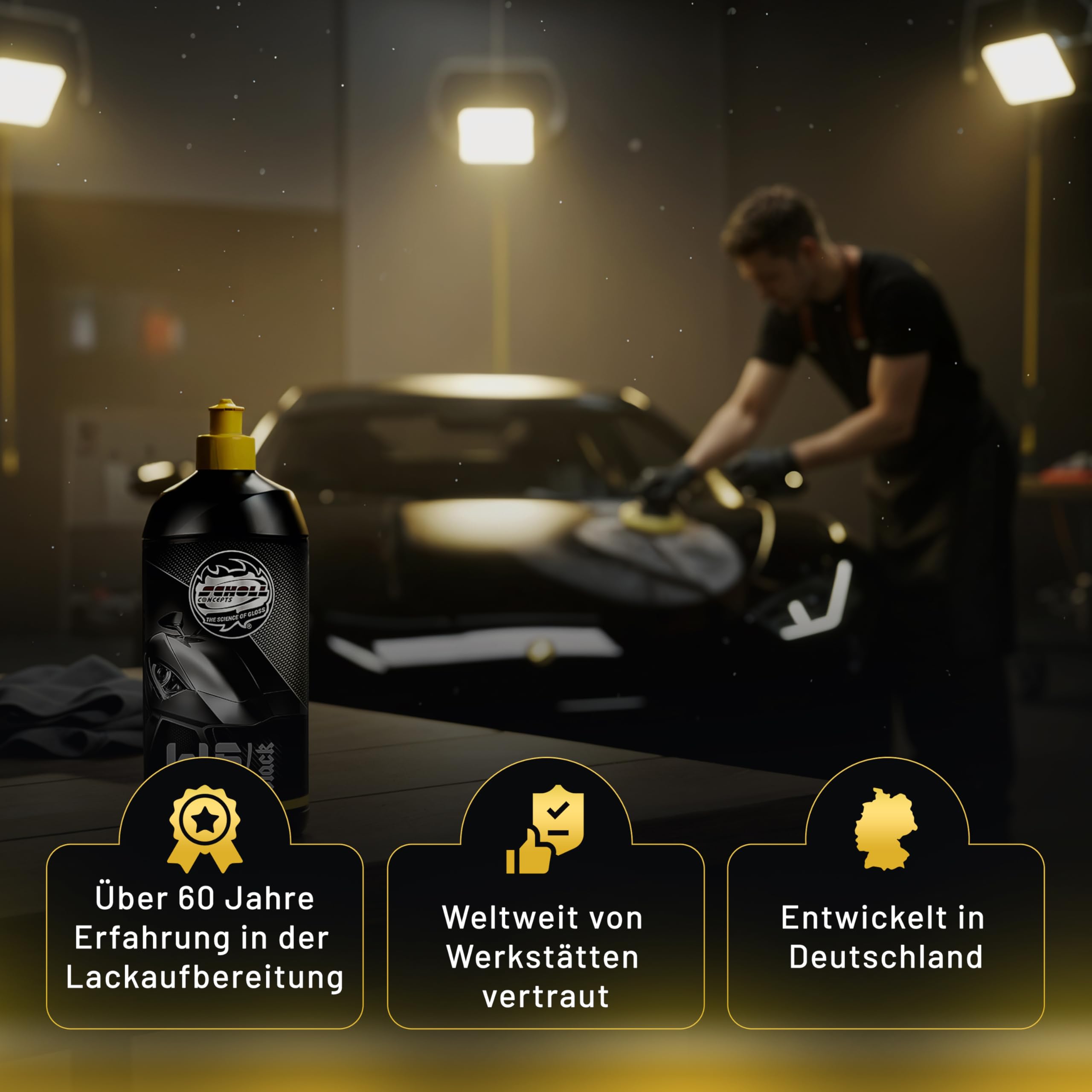 W6 Black Coatwax Mastic d'étanchéité longue durée pour voiture, 250 ml, cire de qualité supérieure, avec brillance profonde et effet déperlant à l'eau, fabriqué en Allemagne