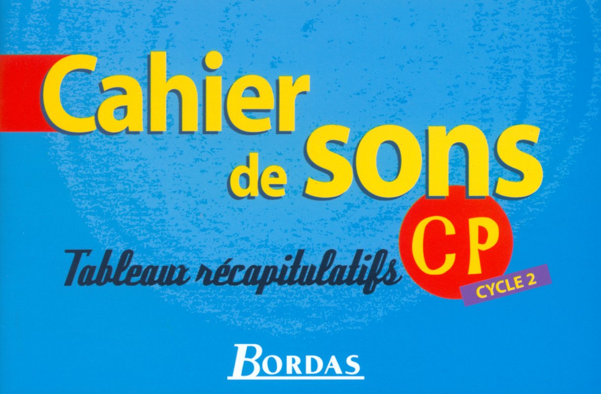 Snapklik.com : Cahier De Sons Cycle 2 CP 2002 Cahier Dactivités