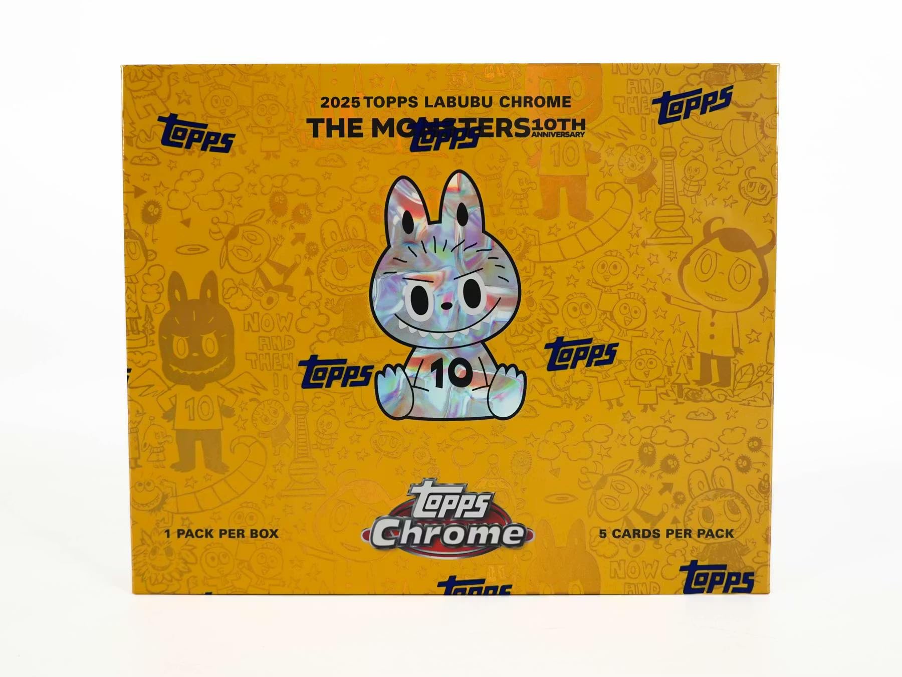 Amazon.co.jp: Topps 2025 Chrome Labubu The Monsters 10th