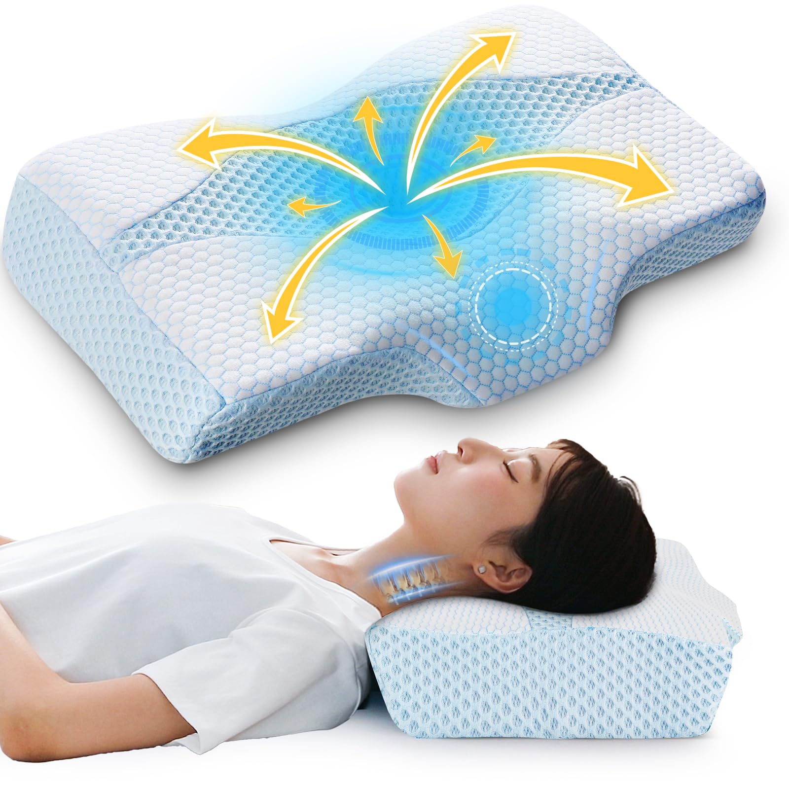 amaさま 確認用 Amazon.co.jp: MyeFoam 枕 安眠 肩がラク 低反発 まくら 凹型の