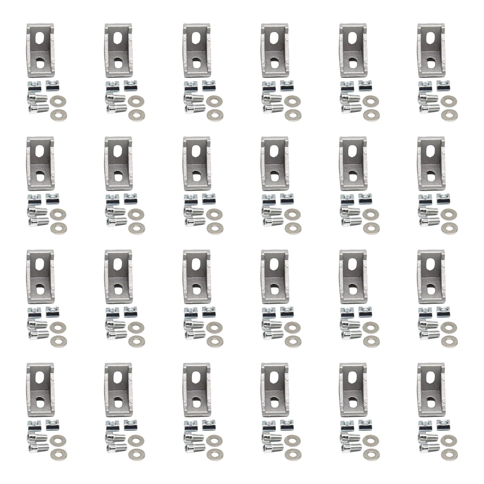 Msioytog F Strength Aluminum Metal L Shaped Angles Bracket Secure Joining Hardware Or Wood Metal Ixing Craft Urniture Brackets