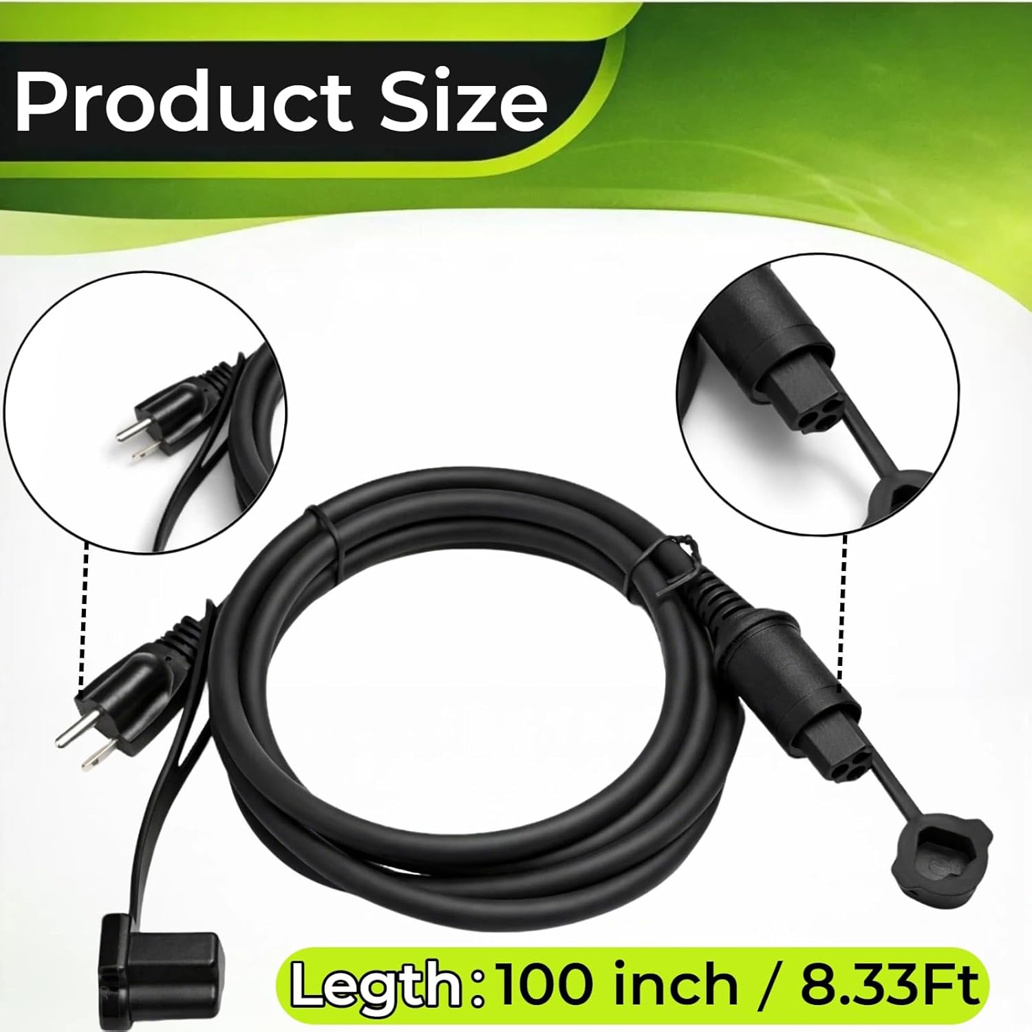 84564686 Engine Coolant Heater Cable – Block Heater Power Cord Compatible with Chevy Silverado 1500/LD/LTD 2019-2025, GMC Sierra Yukon, Cadillac Escalade, Buick Models 2019-2025