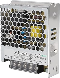 Switching Adapter Converter, Anti Interference Power Supply Transformer Switch Pure Copper Transformer for Industrial Automation Control Scientific Research Equipment LED Light (LRS-35W-24V 1.5A)