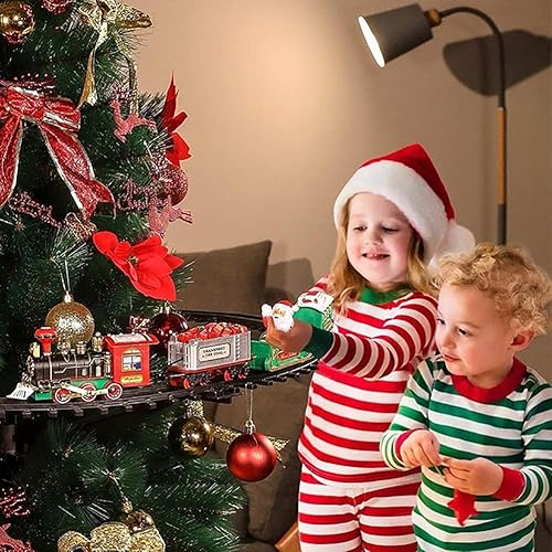 Miniatura 5 de Christmas Gifts, Christmas Trains Around The Tree Christmas Express Delivery Santa Claus Train Christmas Sounds And Lights Realistic for Children's