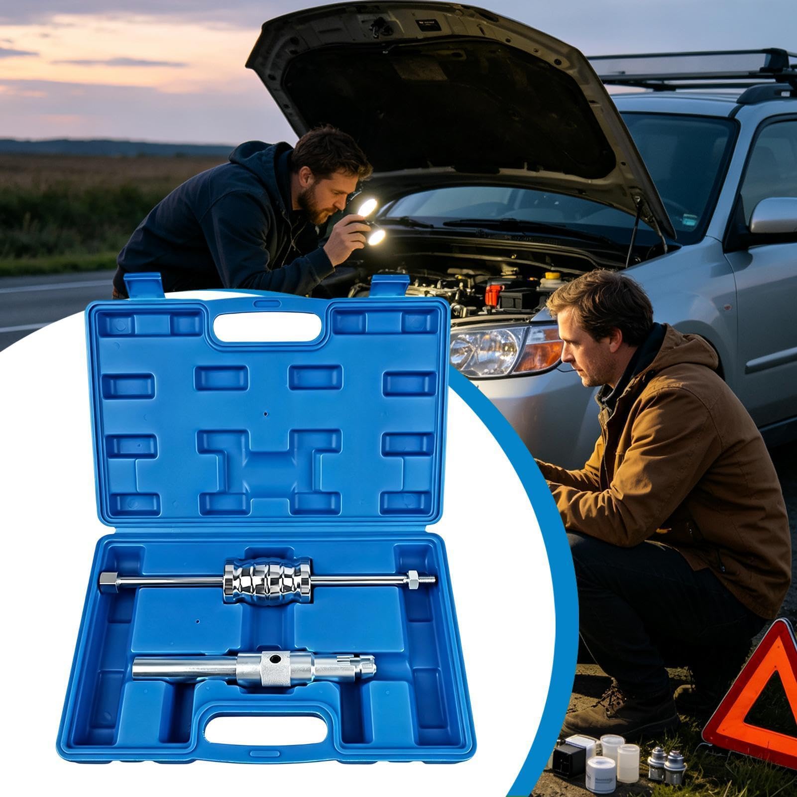Estrattore Iniettori Installatore Per Motori Di Autovettura Antiruggine A | Attrezzo per Iniettori Benzina per Motori di Ricambio, Automotive, Casa, Officina e Garage