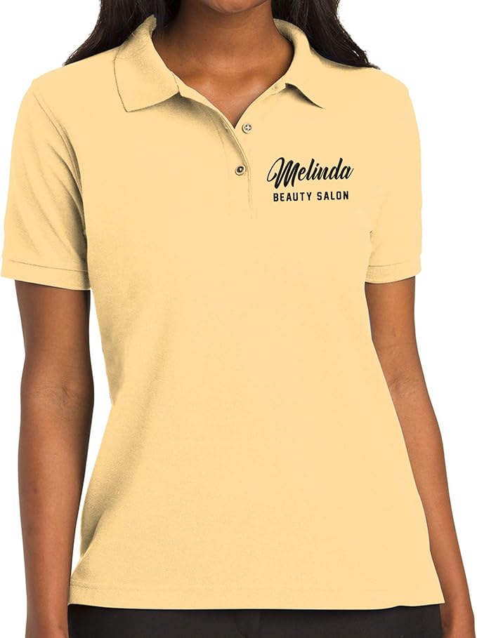 embroidered polo