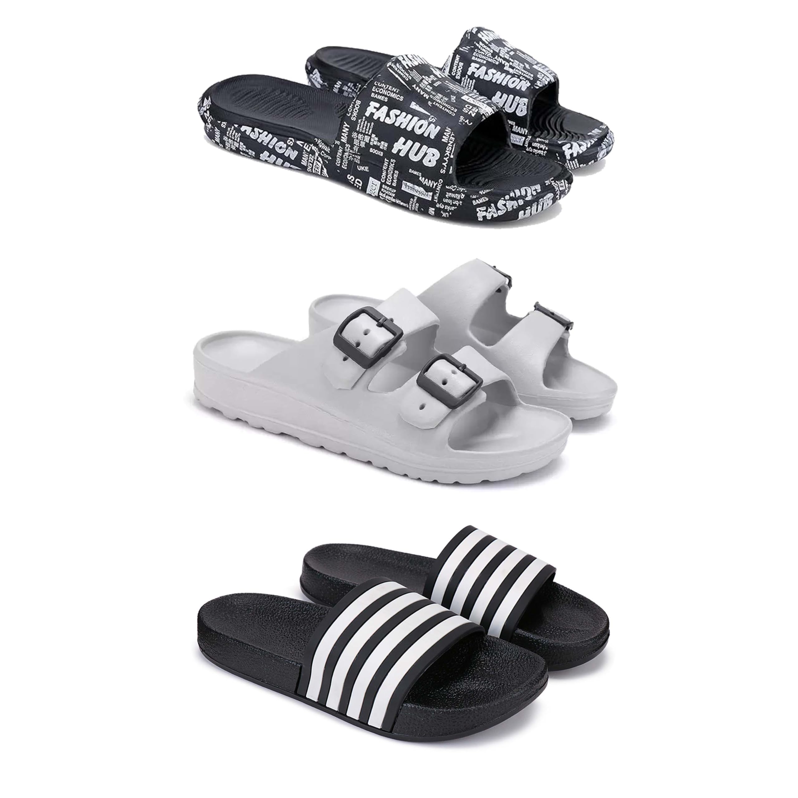Men’s Casual Slip-On Sandals – Designs & Stylish Open-ToePCV-SAN-(3-COMBO)-3103-3114-3024-picture-48