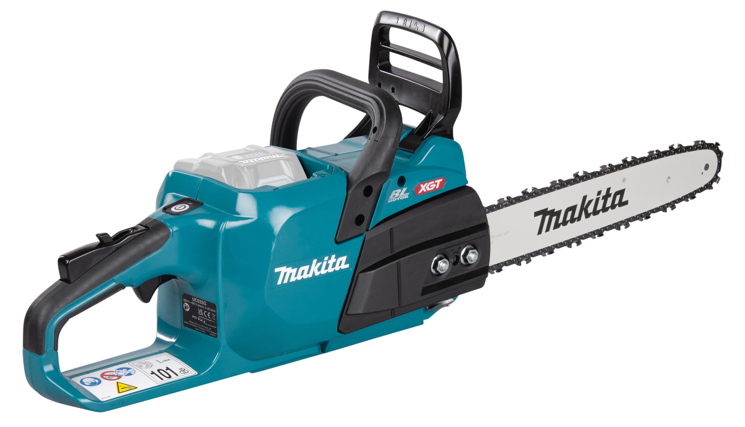 Makita UC025G 40v Max XGT Cordless Brushless Chainsaw 350mm No Batteries No Battery Charger