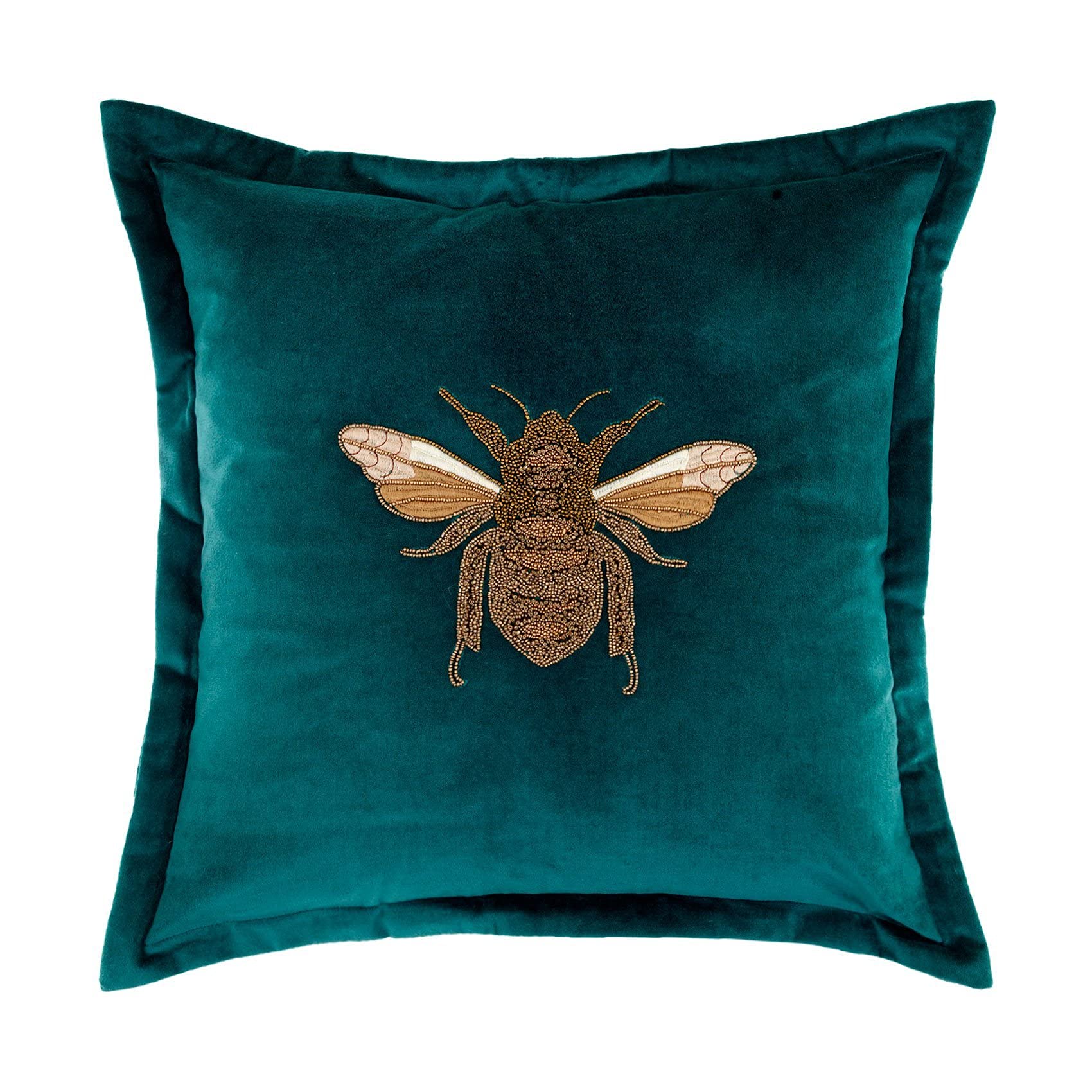 Voyage Maison Velvet Cushion 50 cm x 50 cm Teal
