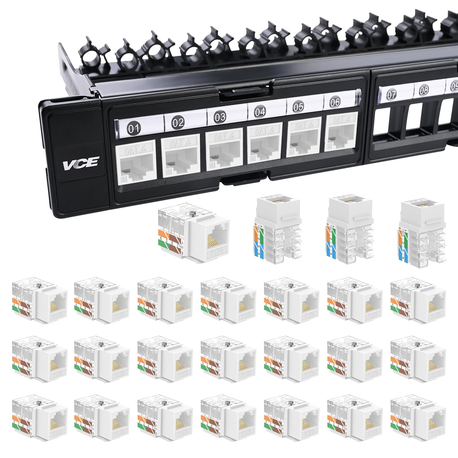 その他 jaxon PROTECH TDL-500 Copper RJ45 Jacks - CAT6+