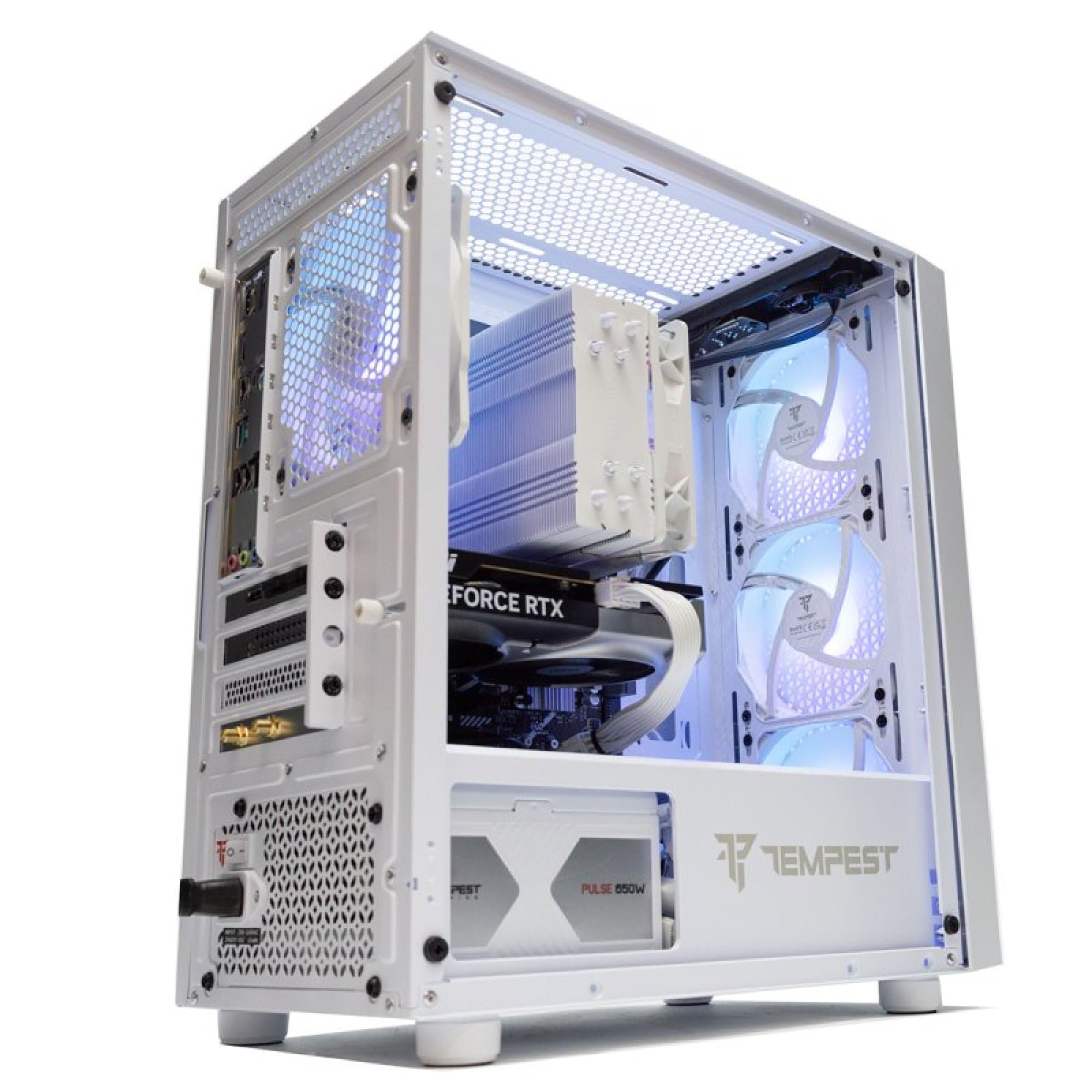 PcCom Ready Gaming PC Blanco Intel Core i5-12400F 32GB RAM 1TB SSD RTX 5060, Ordenador Sobremesa Gaming Alto Rendimiento