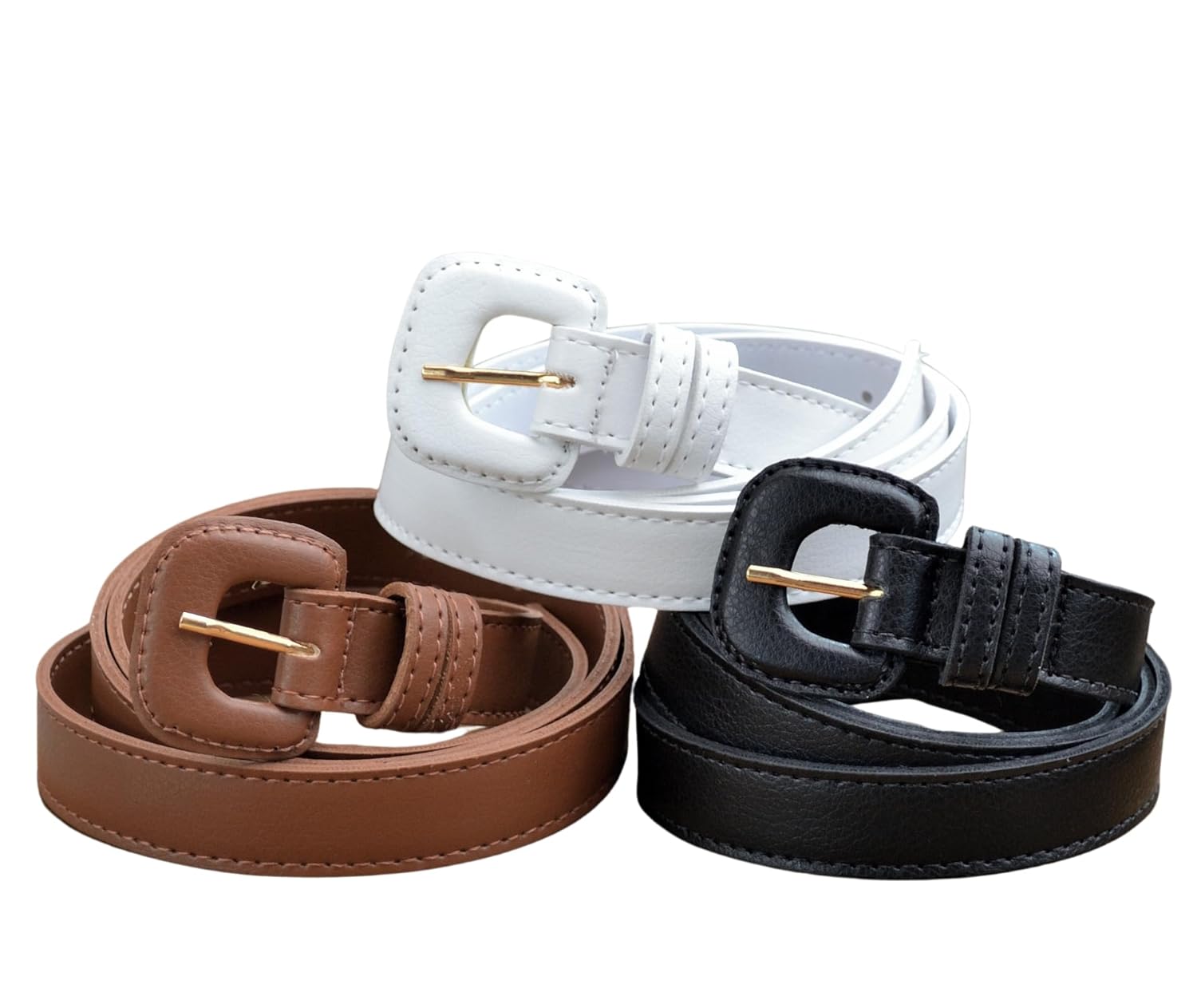 Kit 3 Cintos Feminino Clássico Atemporal Fivela Encapada em promoção! Veja a oferta e mais achadinhos de Cintos & Lenços 8 Hoje é o melhor dia para comprar Kit 3 Cintos Feminino Clássico Atemporal Fivela Encapada com aquele preço maroto! Promoção! Aproveite a oferta! 8