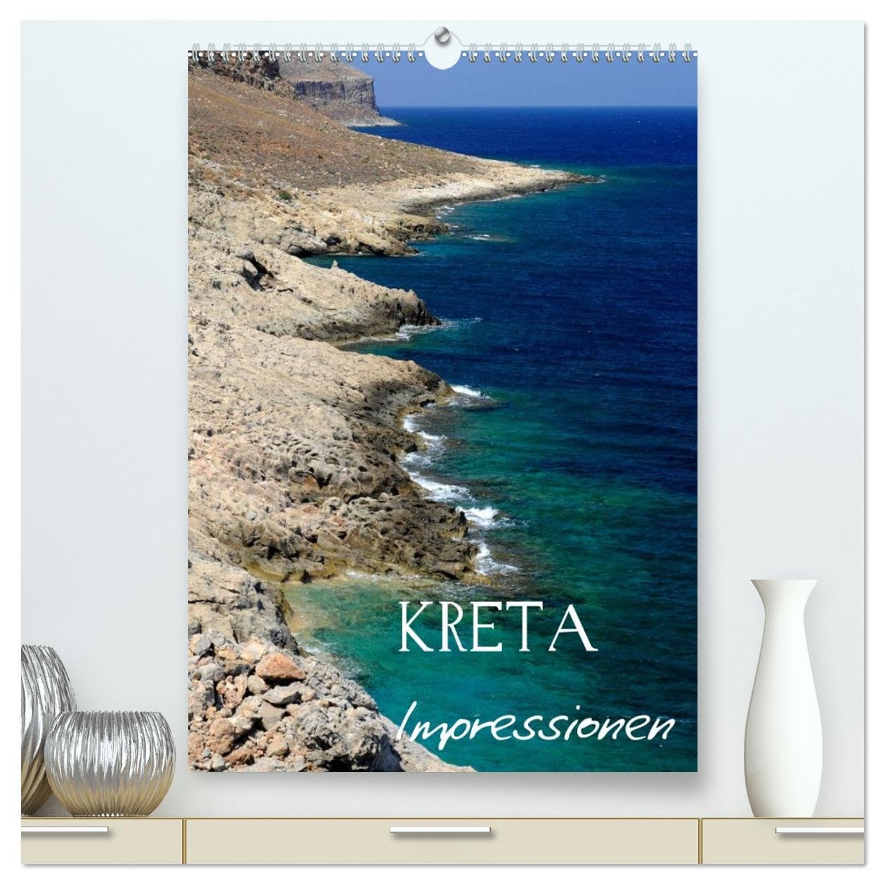 Kreta Impressionen (hochwertiger Premium Wandkalender 2026 DIN A2 hoch), Kunstdruck in Hochglanz: Landschaft und Kultur der Urlaubsinsel Kreta (CALVENDO Orte)