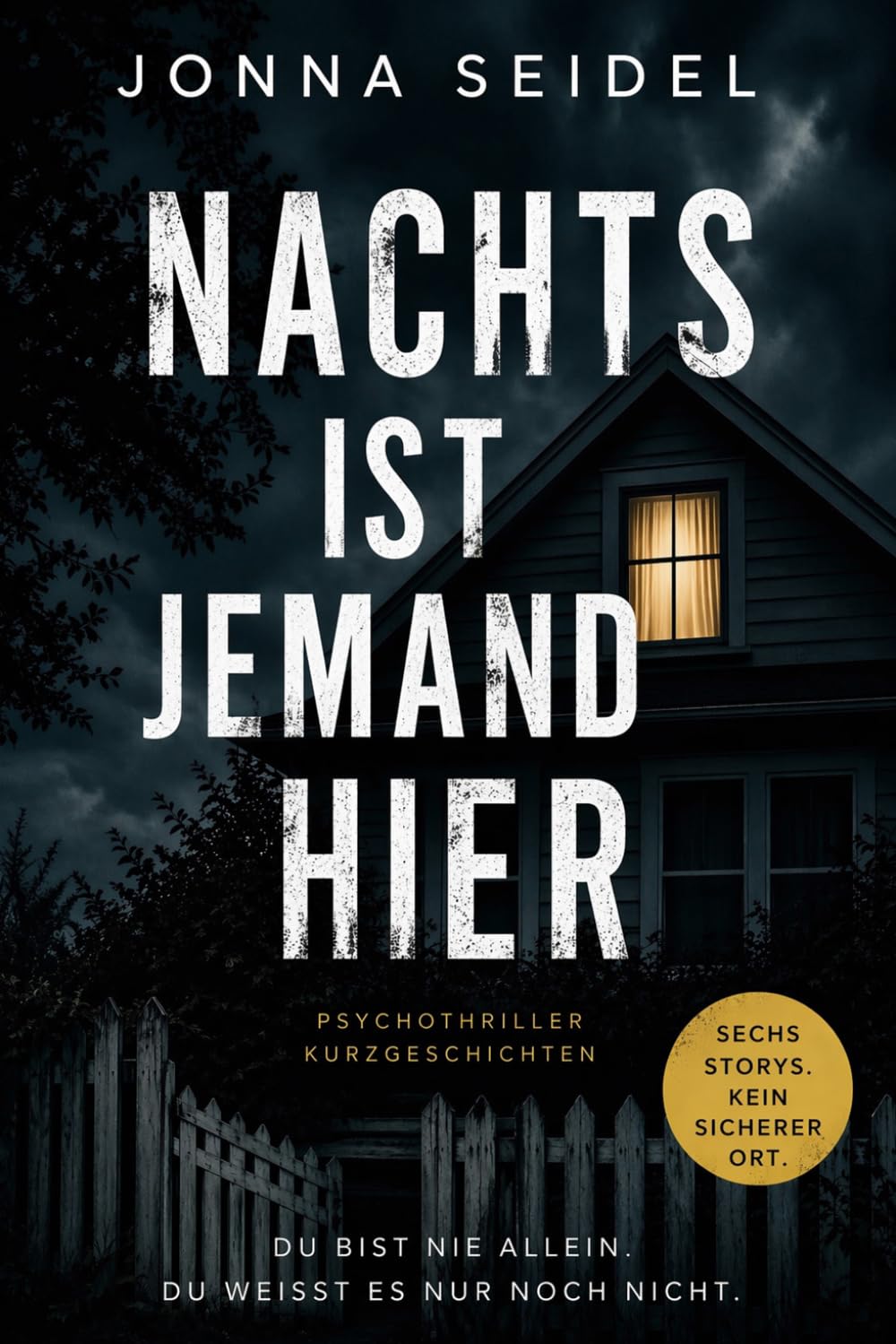 Nachts ist jemand hier: Fünf Psychothriller-Kurzgeschichten