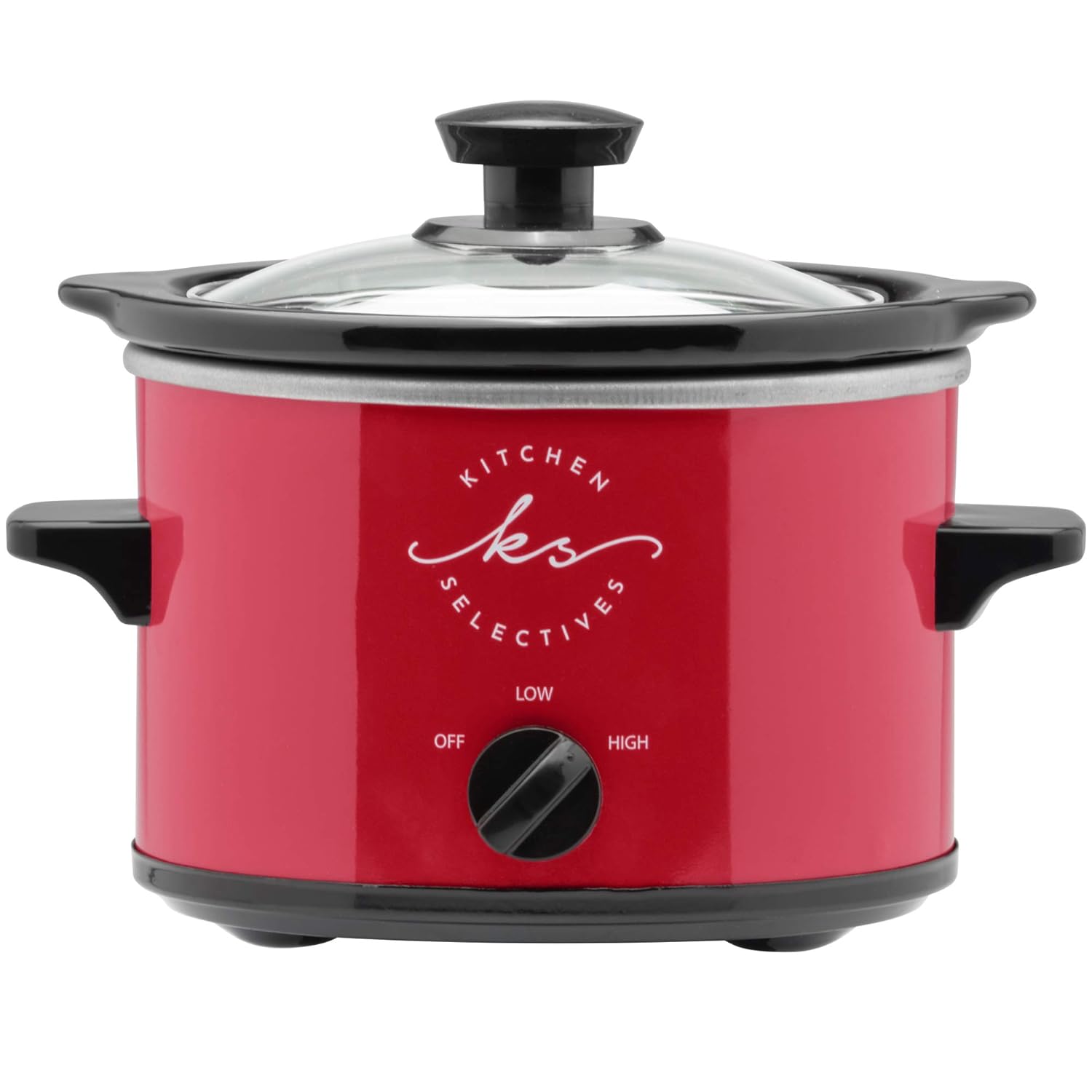 Kitchen Selectives 1 1 2-Quart Slow Cooker Color Series - Slow Cooker Pot for Dips Soup More -