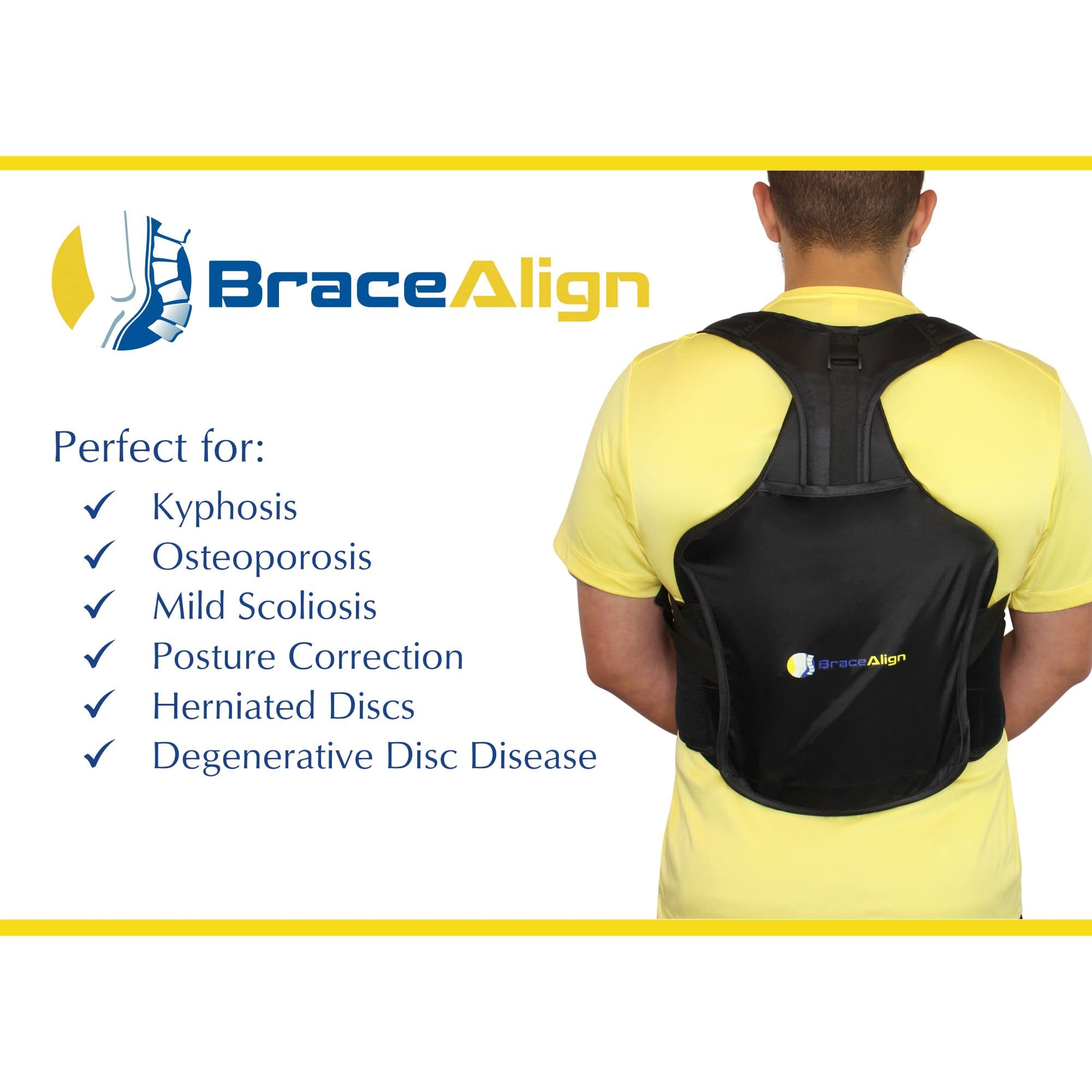 TLSO Thoracic Medical Back Brace PDAC L0456 L0457 Pain Relief and