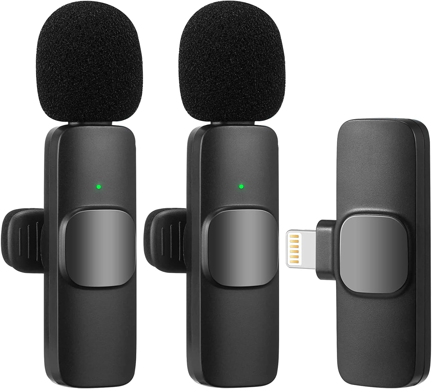 Wireless Microphone for iPhone, 10 Hours Battery Life for