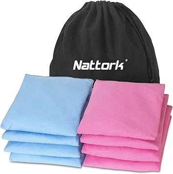 Nattork Cornhole Bags Set of 8 - Premium Corn Hole Bean Bags for Tossing - All Weather Resistant 8 Duck Cloth Double Stiched Corn Hole Bags and Tote Bags - Regulation Size
