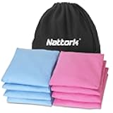 Nattork Cornhole Bags Set of 8 - Premium Corn Hole Bean Bags for Tossing - All Weather Resistant 8 Duck Cloth Double Stiched Corn Hole Bags and Tote Bags - Regulation Size
