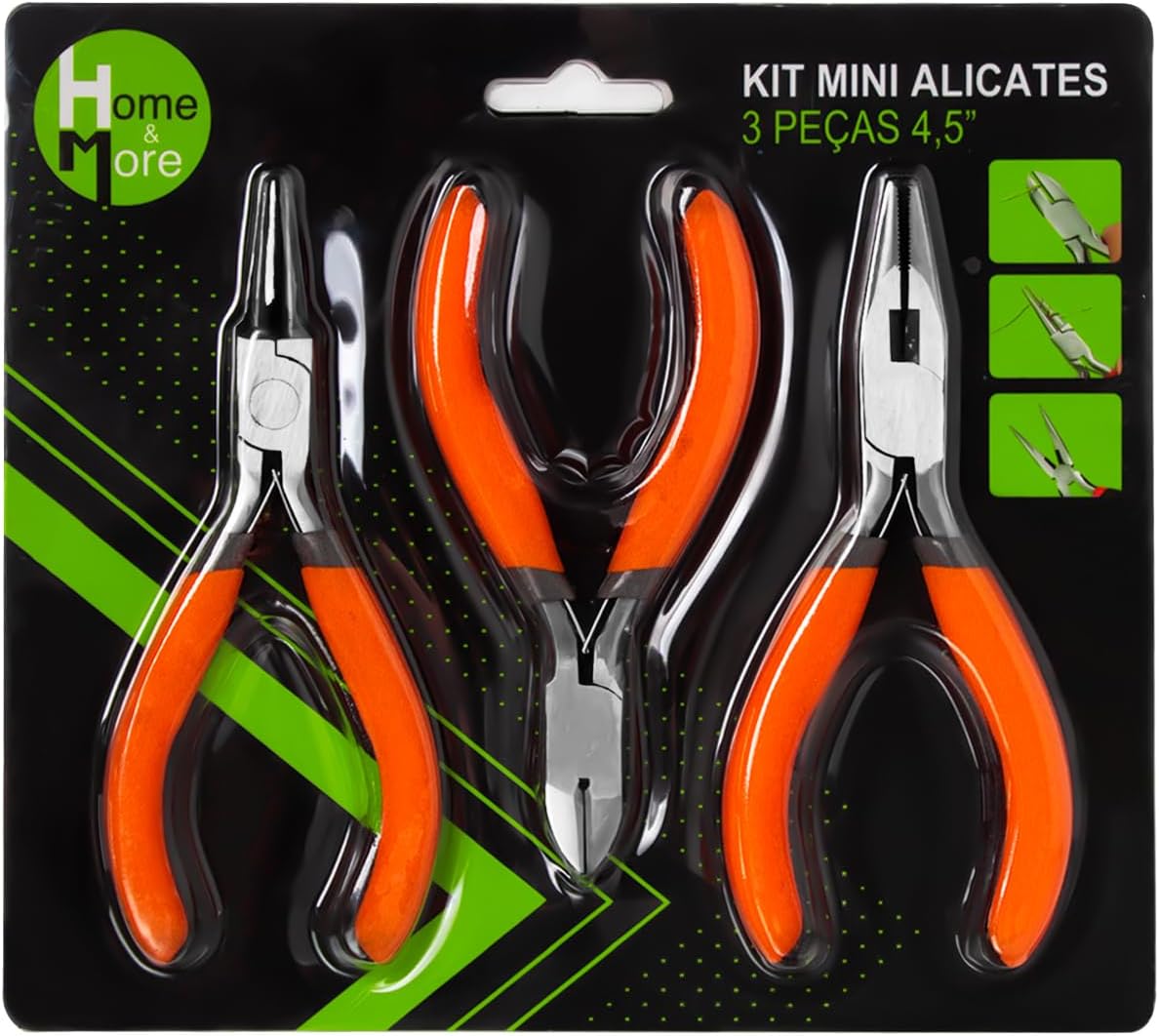 Kit Jogo De Alicate E Pinças Eletrônicas Para Artesanato Bijuterias