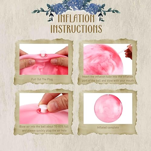 Miniatura 4 de Hungdao 12 piezas de mini pelota de ejercicio de pilates de 9 pulgadas para yoga, aula, entrenamiento, bola de núcleo, bola de barra para