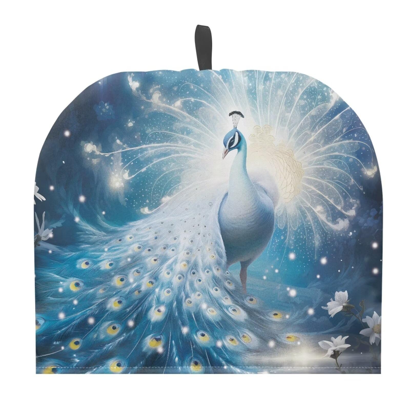 Tomeusey Peacock Tea Cozy for Teapot - Teapot Dust Cover Insulated & Keep Warm - Durable Tea Cozies Covers Fit Home Office Party,Gift for Women Men