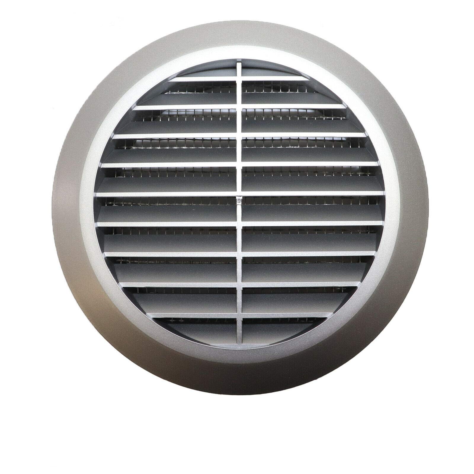 Logok2k Satin Cotarba 70 Mm 2.75" Circle Air Vent Grille Round Ducting Cover