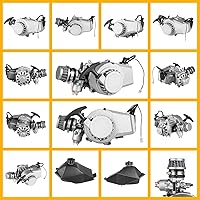 Vista 7 de Kit de motor, kit de motor de motor de 2 tiempos de 49 cc con tanque de combustible de 0.32 galones, motor de arranque refrigerado por aire, motor